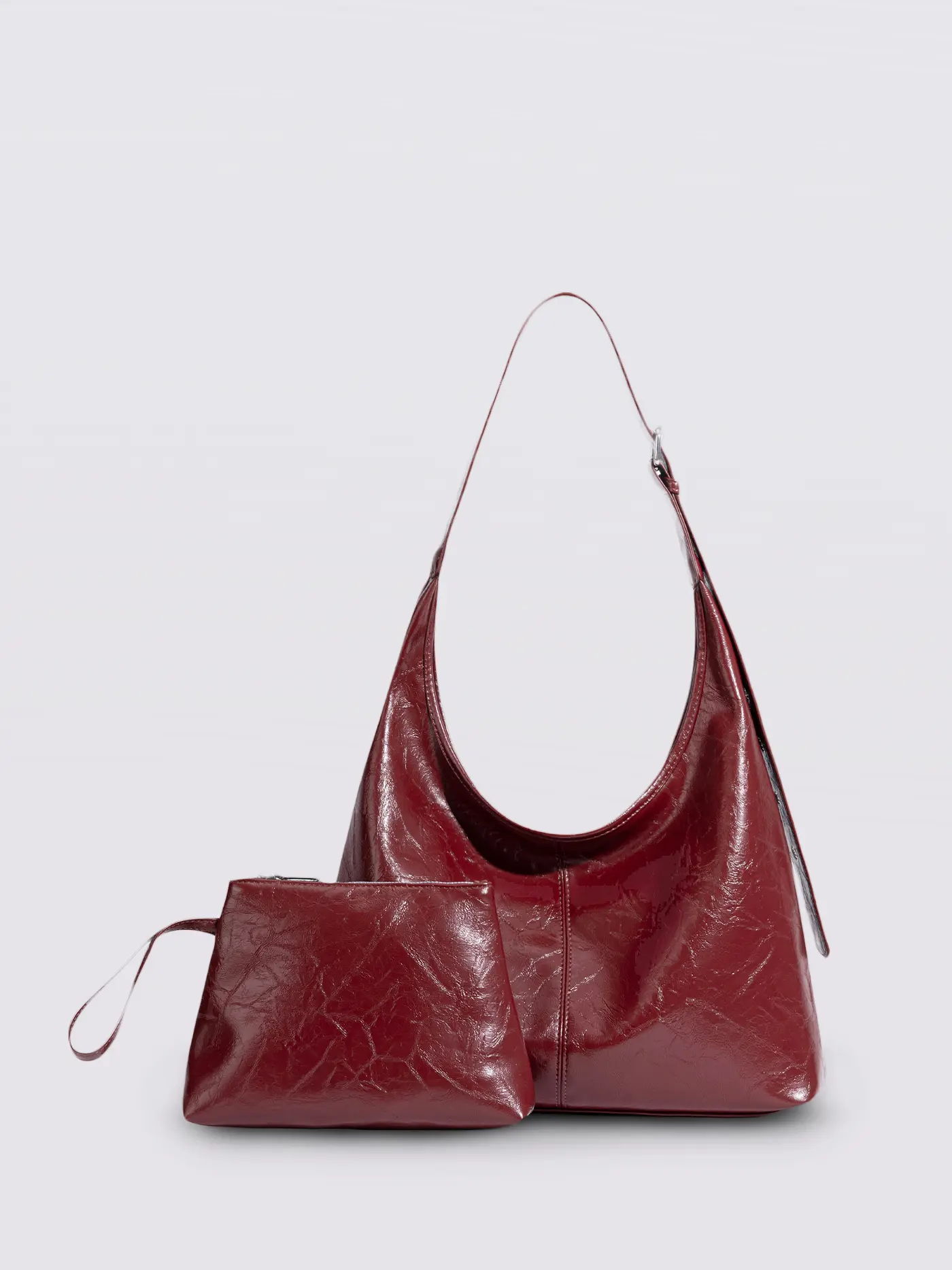 Crossbody Scarlett Distressed Leather Tote - Image 19