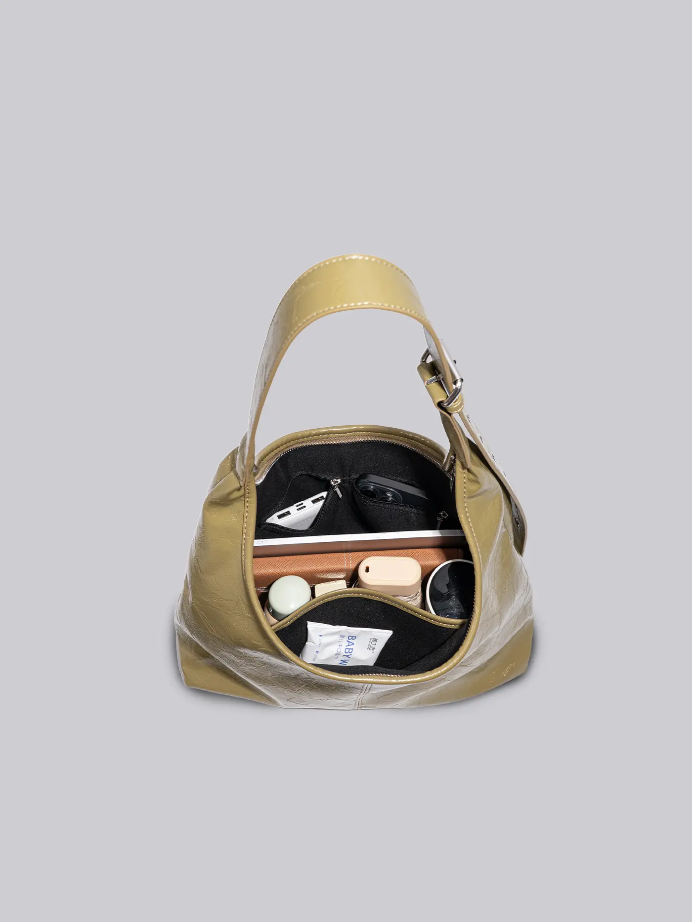 Crossbody Scarlett Distressed Leather Tote - Image 27