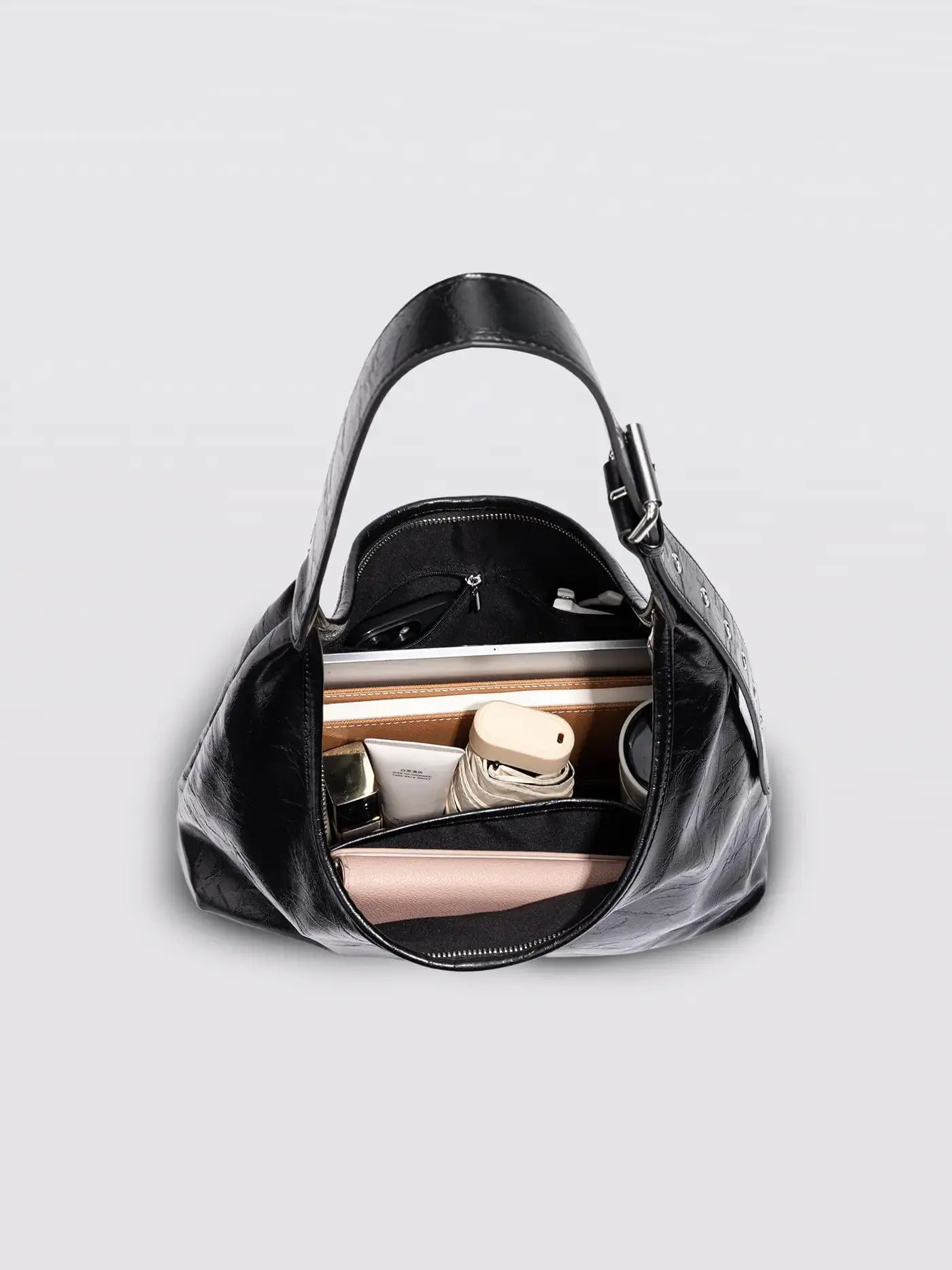 Crossbody Scarlett Distressed Leather Tote - Image 5