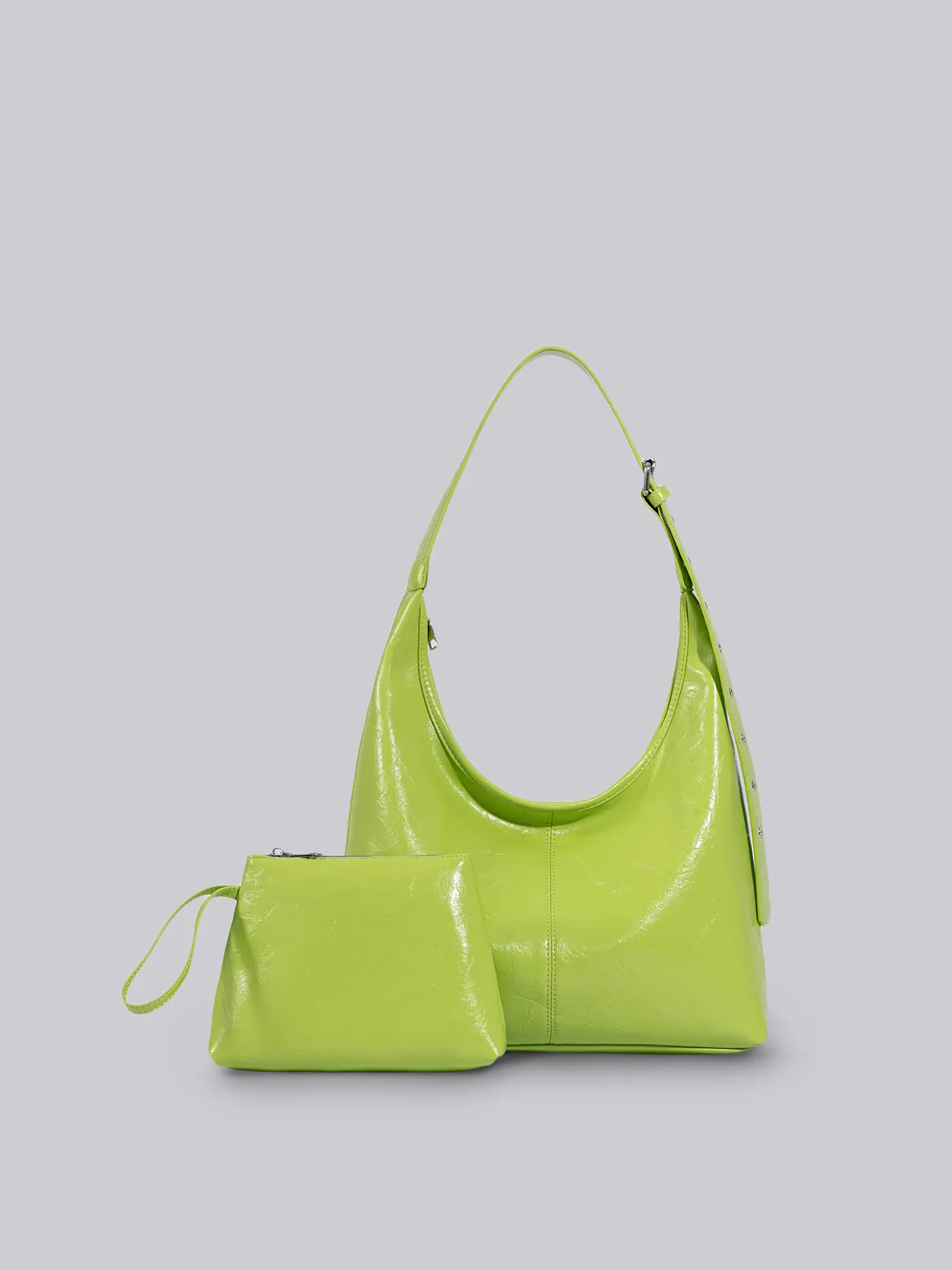 Crossbody Scarlett Distressed Leather Tote - Image 86