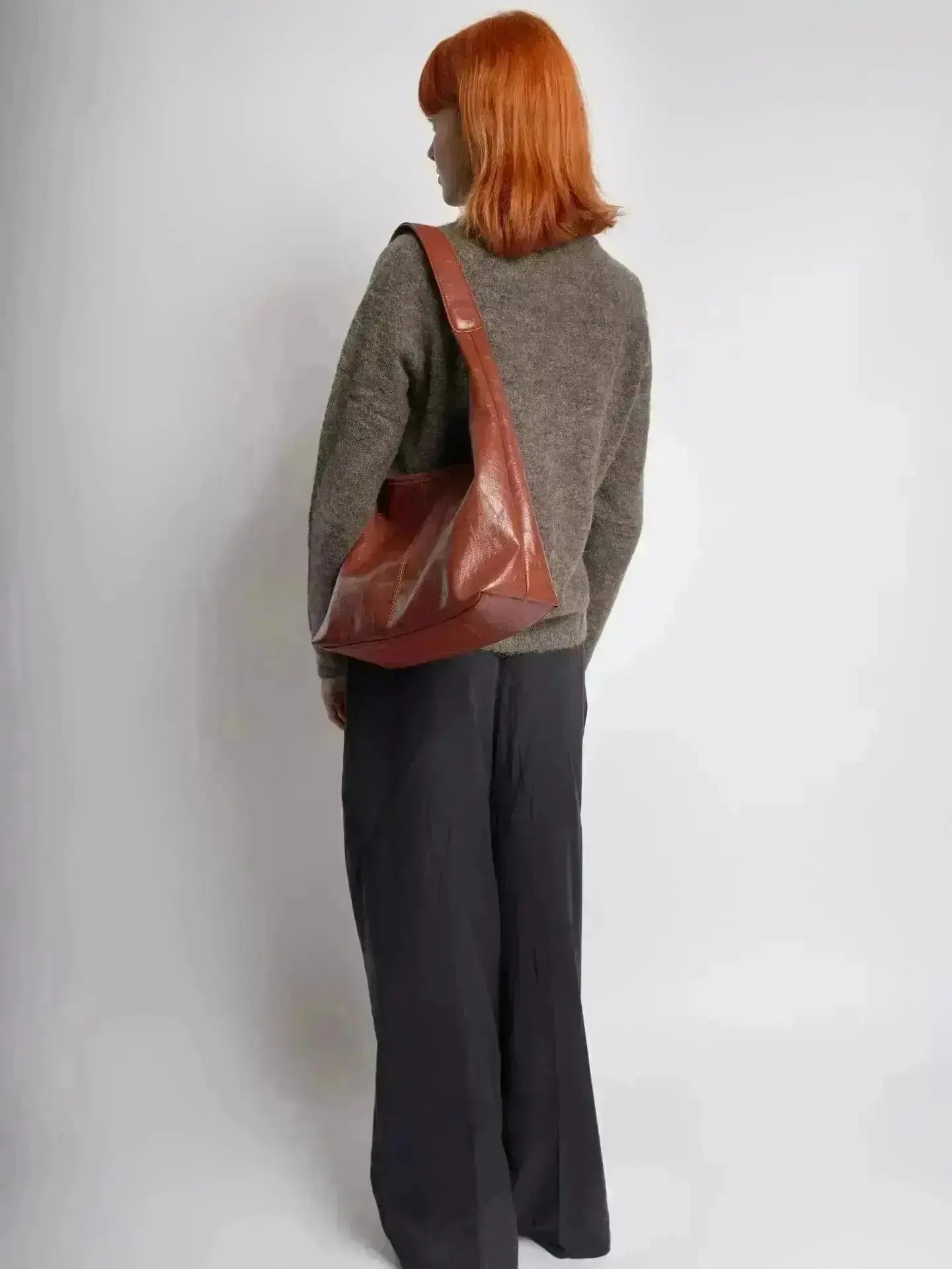 Scarlett Distressed Leather Tote - Image 123