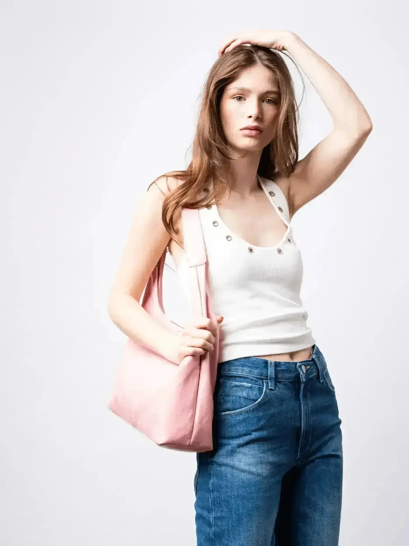 Scarlett Distressed Leather Tote - Image 58