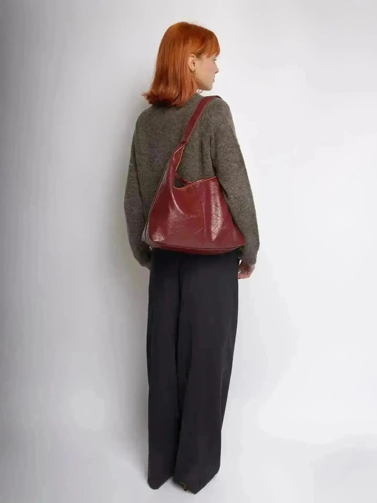 Scarlett Distressed Leather Tote - Image 11