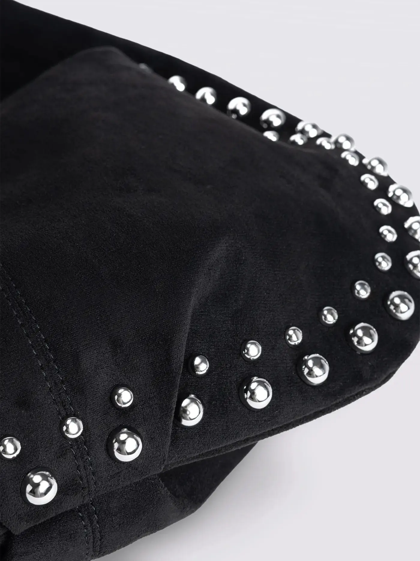 Studded Suede Shoulder Bag - Image 7
