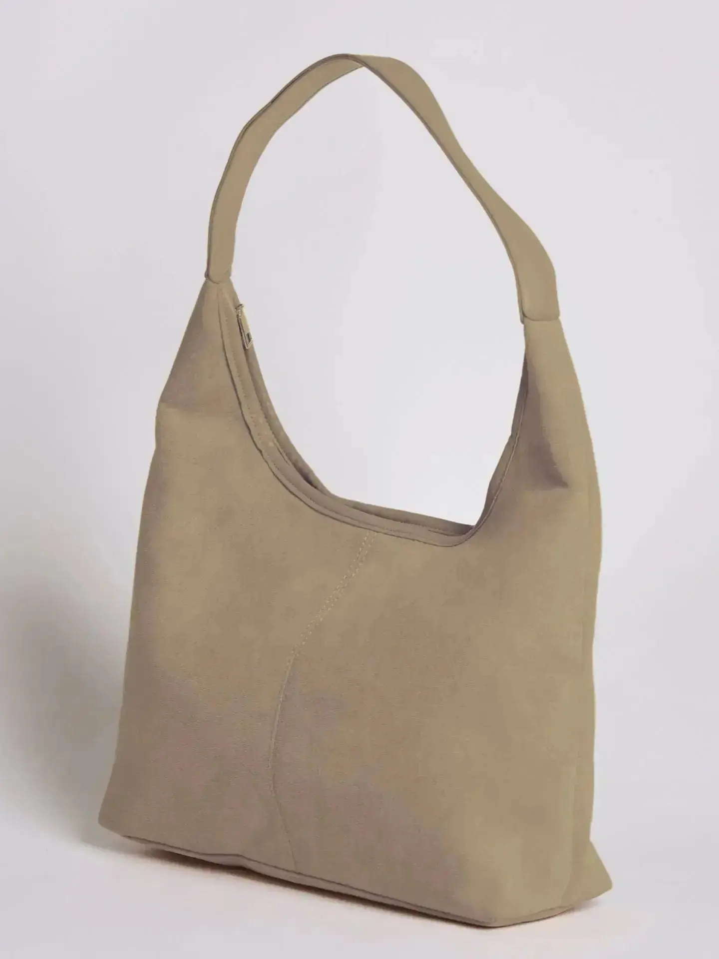 Suede Daily Leather Tote - Image 10