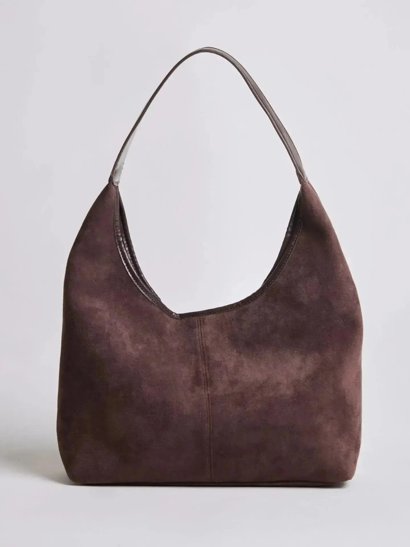 Suede Daily Leather Tote - Image 7