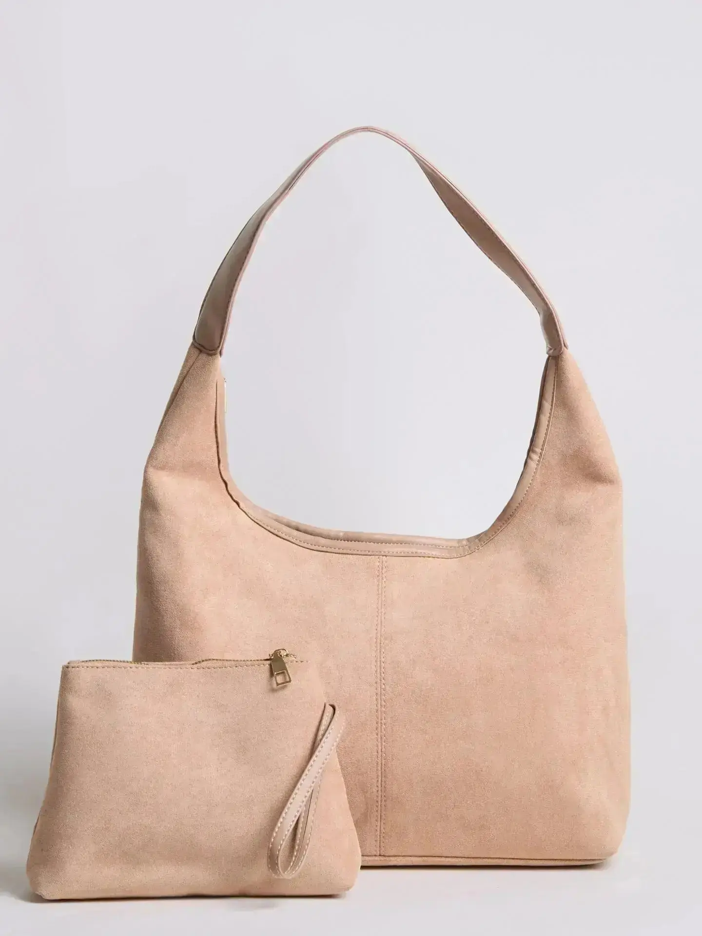 Suede Daily Leather Tote - Image 14