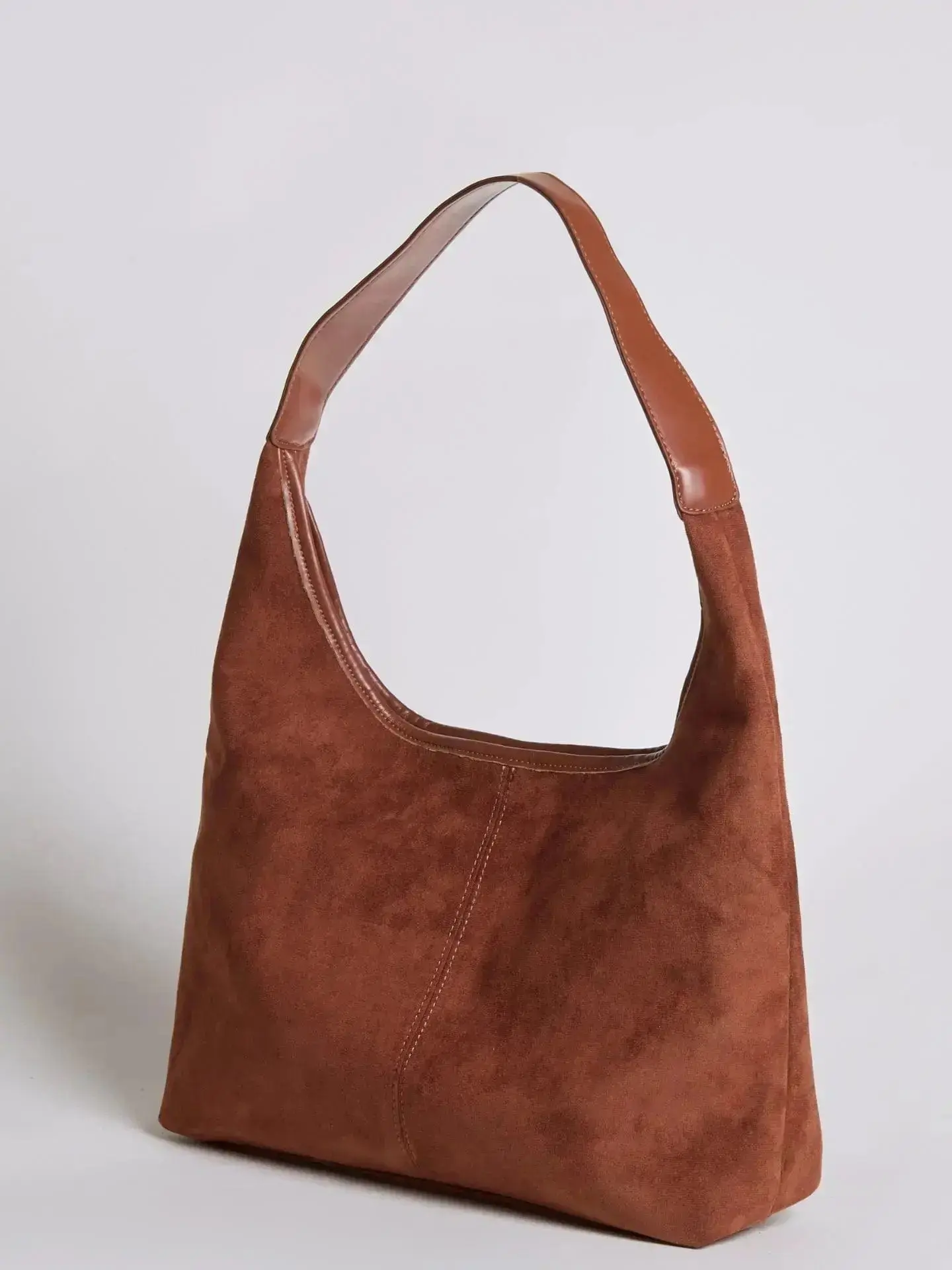 Suede Daily Leather Tote - Image 29