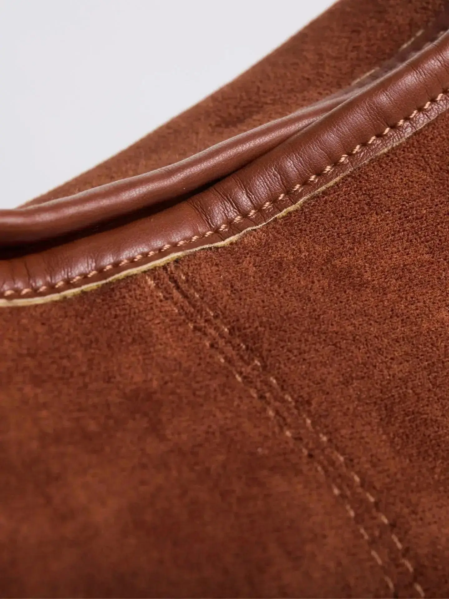 Suede Daily Leather Tote - Image 30