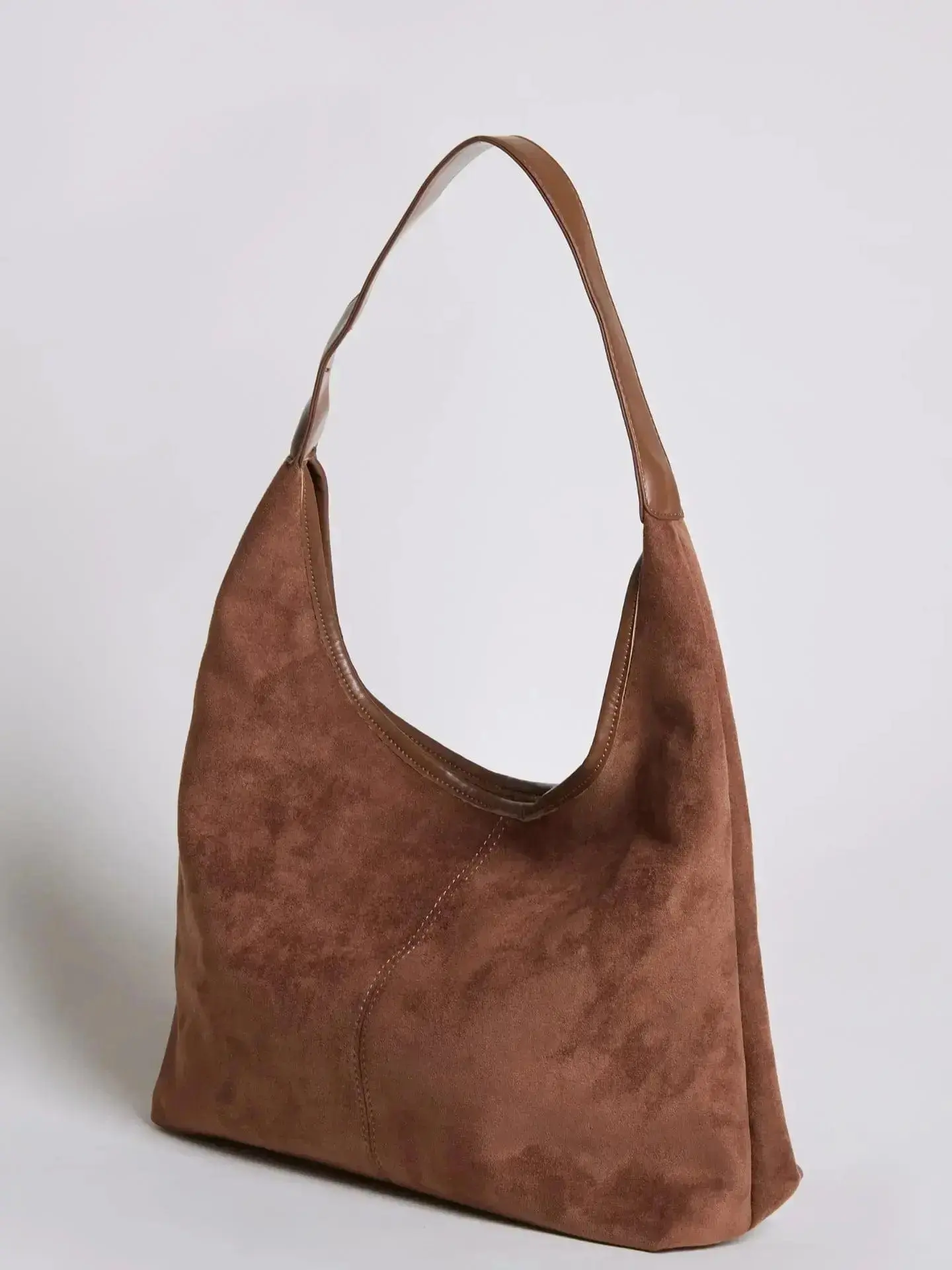 Suede Daily Leather Tote - Image 22