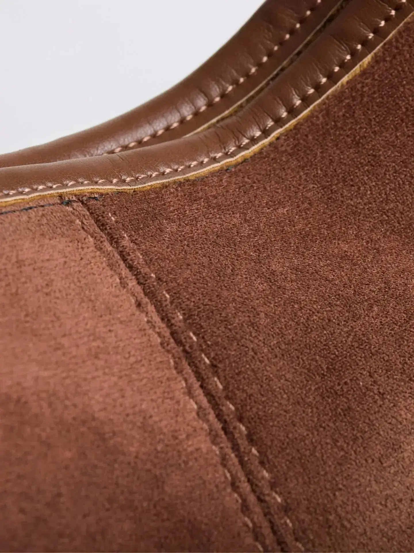 Suede Daily Leather Tote - Image 25